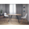 Table à manger avec allonge 160-200 cm chêne Maonie
