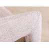 Chaises de salle à manger beige et doré Giada