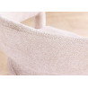 Chaises de salle à manger beige et doré Giada