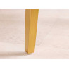 Chaises de salle à manger beige et doré Giada