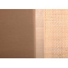 Tête de lit rotin, pin et velours 160 cm Larvik