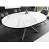 Table à manger ronde céramique extensible Neora