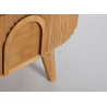 Commode bois rainuré 6 tiroirs Divine