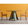 Table à manger ronde verte 120 cm Casablanca