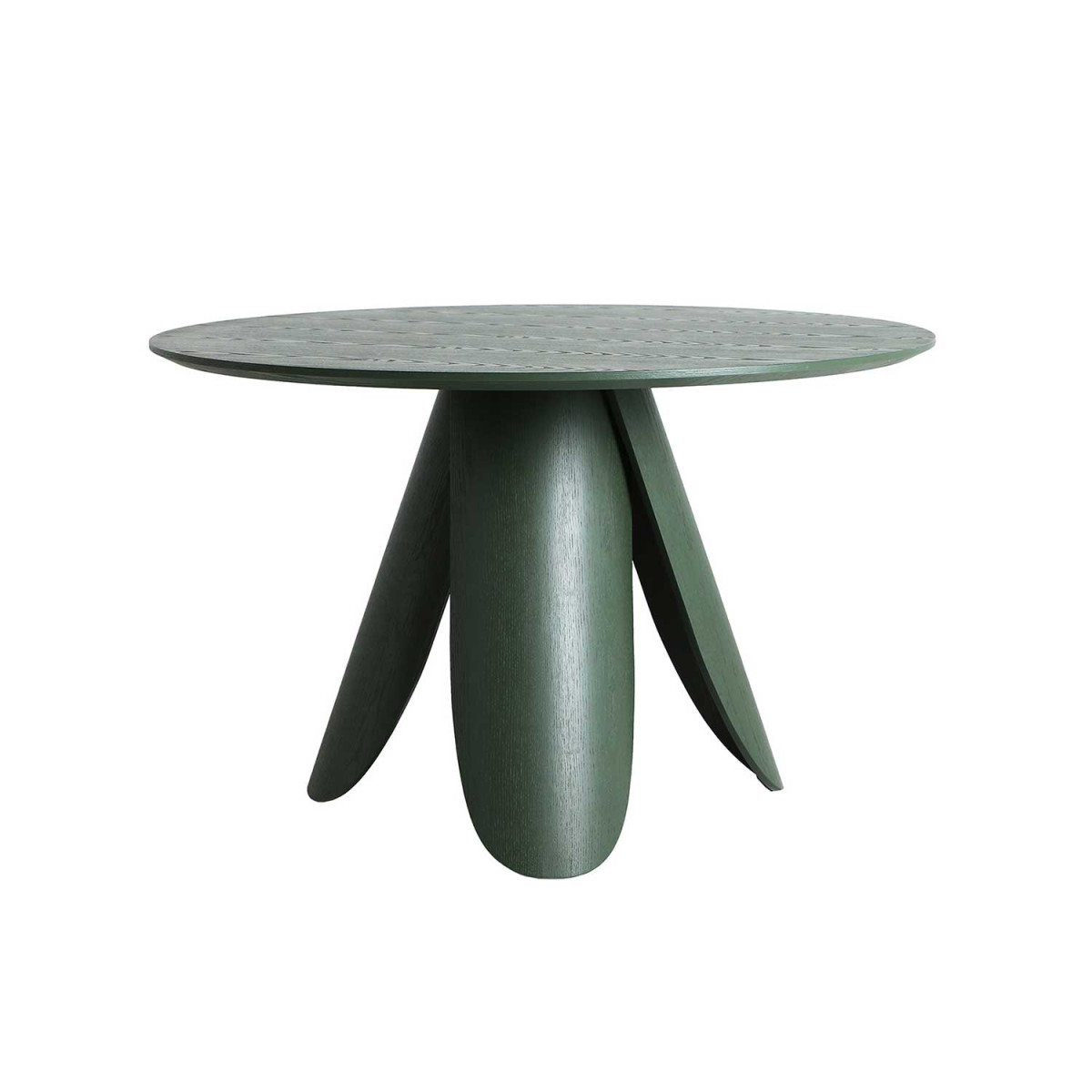 Table à manger ronde verte 120 cm Casablanca