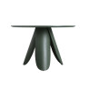 Table à manger ronde verte 120 cm Casablanca
