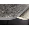 Table basse octogonale céramique gris Kaelis