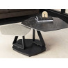 Table basse octogonale céramique gris Kaelis