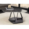 Table basse octogonale céramique gris Kaelis