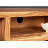 Meuble TV suspendu en acacia 160 cm Lazaro