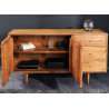 Buffet en acacia 2 portes et 3 tiroirs 145 cm Yuki