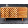 Buffet en acacia 2 portes et 3 tiroirs 145 cm Yuki