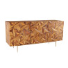 Buffet en sesham 3 portes 145 cm Eliora