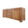Buffet en sesham 2 portes et 3 tiroirs 175 cm Sevian