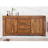 Buffet en sesham 2 portes et 3 tiroirs 175 cm Sevian