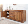 Buffet en sesham 2 portes et 3 tiroirs 175 cm Sevian