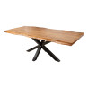 Table à manger en acacia 220 cm Aurenza
