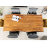 Table à manger en acacia 220 cm Aurenza