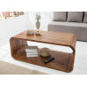 Table basse en bois de sesham 100 cm Liva