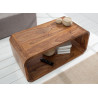 Table basse en bois de sesham 100 cm Liva