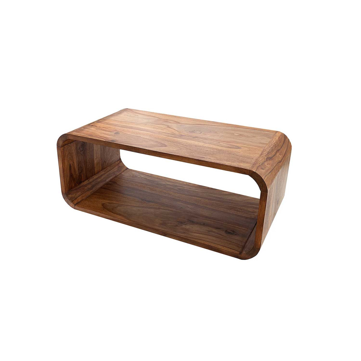 Table basse en bois de sesham 100 cm Liva