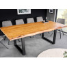Table à manger en acacia et pieds en U Silan