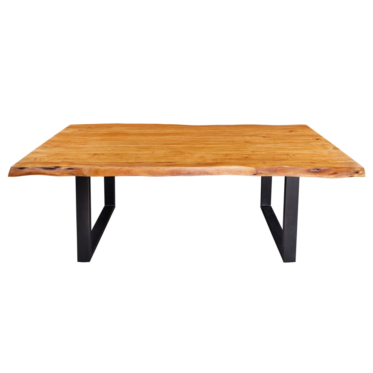 Table à manger en acacia et pieds en U Silan