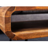 Table basse de salon en sesham 90 cm Amani