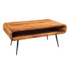 Table basse de salon en sesham 90 cm Amani