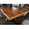 Table à manger en bois d'acacia naturel 180 cm Oralis
