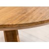 Table à manger ronde en manguier 140 cm Velina