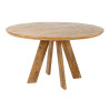 Table à manger ronde en manguier 140 cm Velina