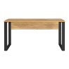 Bureau bois et métal 150 cm Adrano