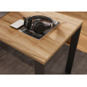 Bureau bois et métal 150 cm Adrano