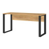 Bureau bois et métal 150 cm Adrano