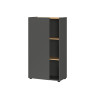 Meuble rangement moderne 1 porte et 3 niches Adrano