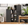 Meuble rangement moderne 1 porte et 3 niches Adrano