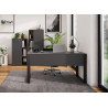 Bureau graphite et métal 150 cm Adrano