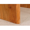 Lot de 2 tables d'appoint en acacia naturel Vael