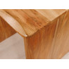Lot de 2 tables d'appoint en acacia naturel Vael