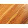 Banc en bois massif 160 cm avec dossier Nivor