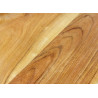 Banc en bois d'acacia 200 cm avec dossier Solena