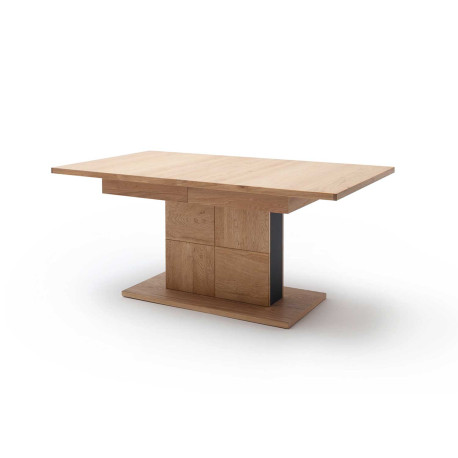 Table à manger extensible pied central 180-280 cm VALENCIA