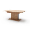 Table à manger extensible pied central 180-280 cm VALENCIA