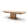 Table à manger extensible pied central 180-280 cm VALENCIA