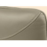 Lot de 2 chaises pivotantes en cuir taupe Bridget