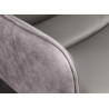 Chaise en microfibre taupe