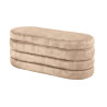 Banc coffre velours champagne Hope
