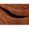 Banc coffre velours brun rouille Hope