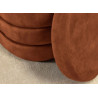 Banc coffre velours brun rouille Hope